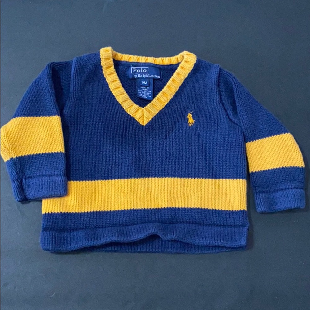 Ralph Lauren Polo baby boy sweater 9 months